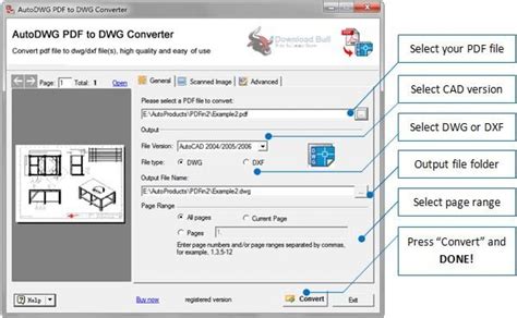 PDF to DWG .